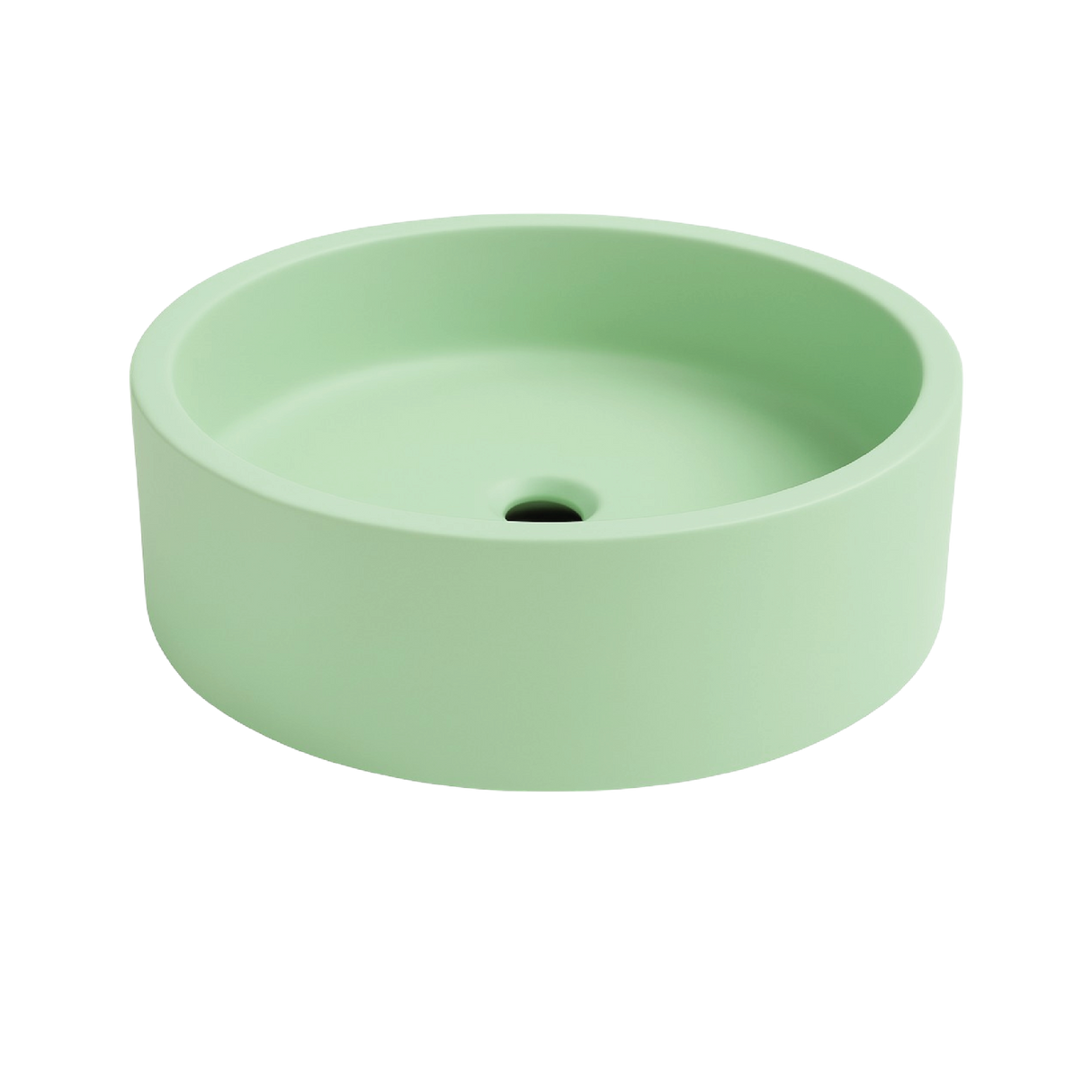 Aria Round Basin - Lush Pastel Green