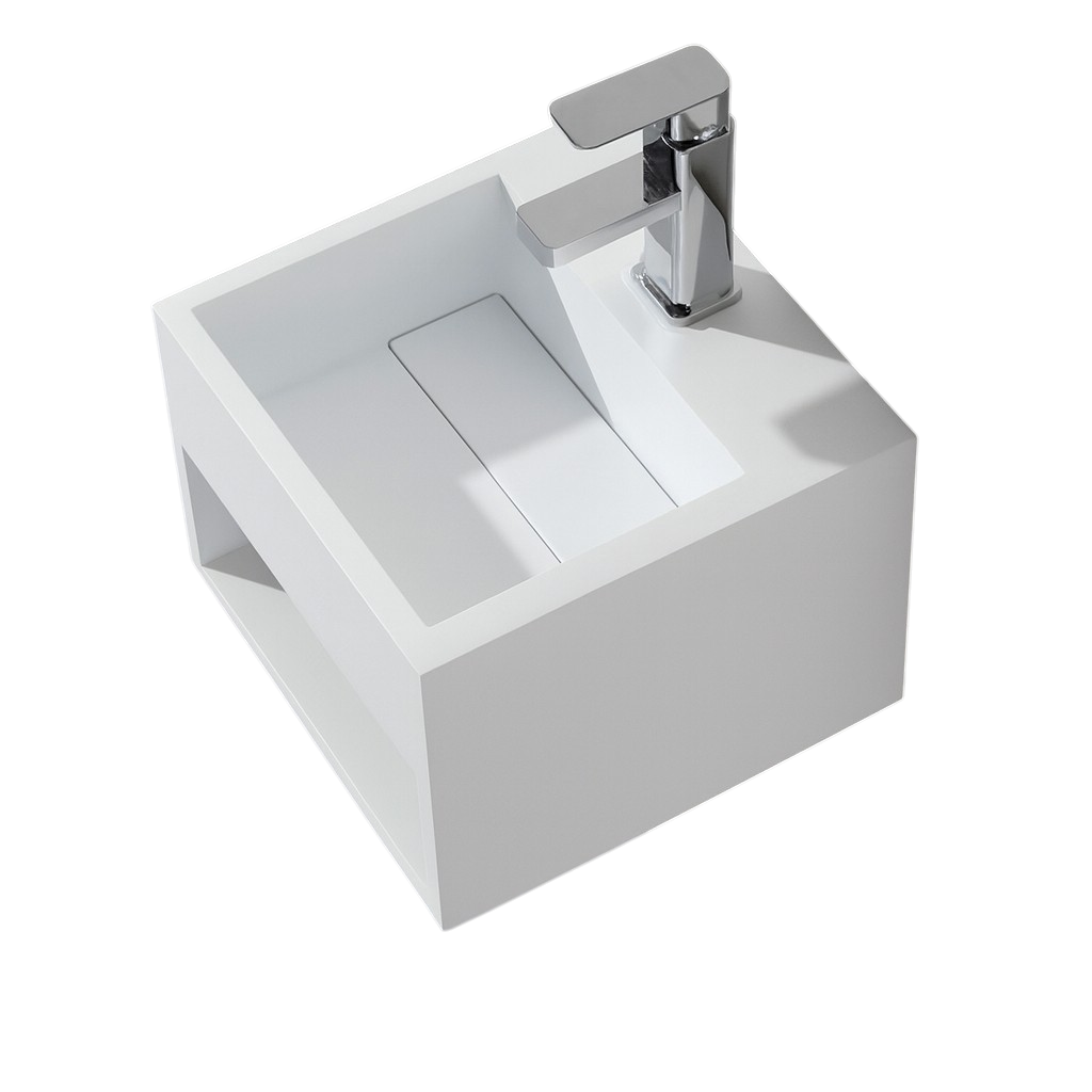 Aero Wall Basin - Serene White