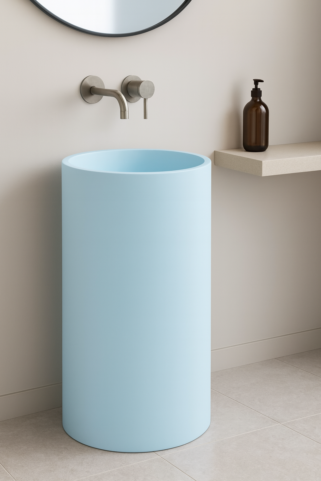 Nova Pedestal Basin - Celeste Blue