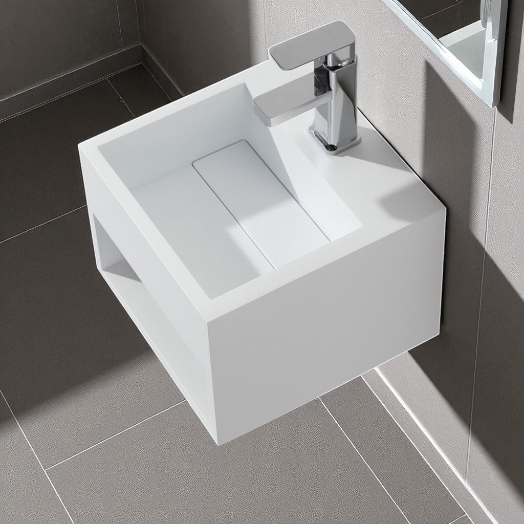 Aero Wall Basin - Serene White