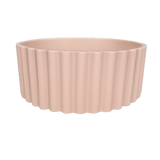 Sienna Fluted Basin - Champagne Pink