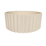 Sienna Fluted Basin - Velvet Beige