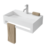 Luxe Wall Basin 700 - Serene White